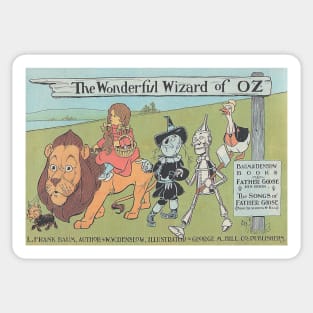 1900 Advert for The Wizard of Oz, featuring Father Goose Sticker